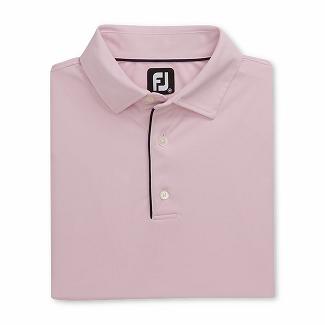 Men's Footjoy Golf Shirts Pink NZ-149302